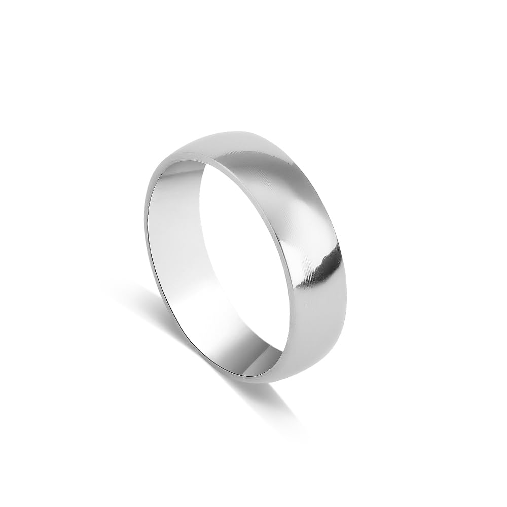 Plain Silver Band Ring for Men (Size- 6,7,8,9,10,11,12) - Men's Accessories | Birthday, Anniversaries Gift for Men & Boys-image-12