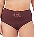 Produktbild Elomi Damen Cate Embroidered Full Coverage Brief Unterwsche, Raisin, 4XL