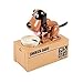 JCare Cute Choken Greedy Dog Model Piggy Bank Money Save Pot Coin Box Creative Children Kids Christmas Birthday Gift Moneybox Comes with a Free Screwdriver and Sticker as Gift