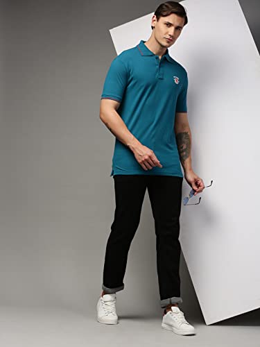 Image of ONN UK Classic Men's Premium Combed Cotton Polo Collar Half Sleeves Solid T-Shirt |