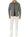 Amazon Essentials Herren Langärmlige Polarfleece-Hemdjacke Für Den Winter, Dunkelgrau Meliert, M