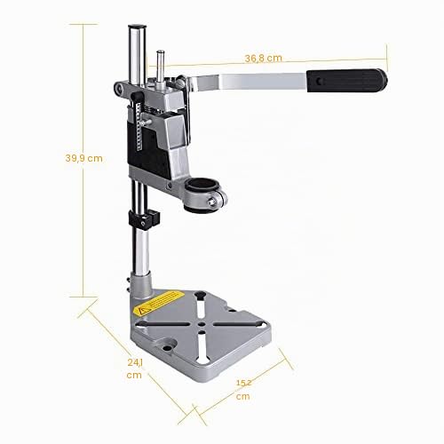Support Universel de Perceuse à Colonne, Établi Robuste en Aluminium, Outil de Réparation d'Établi de Presse de Perceuse à Pince Support de Forage Vertical