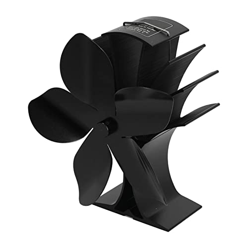 Ventilateur de poêle à bois 5 pales accessoire cheminée écologique - 3