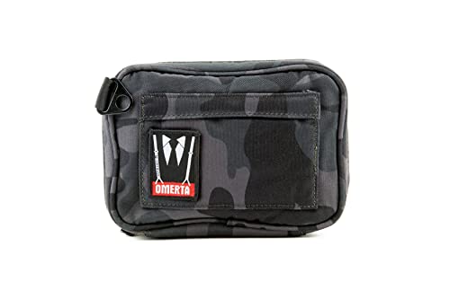 DIME BAGS Odor Sealing Padded Pouch, Carbon-Lined Smell Blocking Bag with Protective Interior for Glass & Gear, Water-Resistant Exterior, Low-Profile & Discreet (8 Inch, Camo)