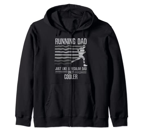 Divertido Correr Para Hombres Papá Maratón Runner Coach Marathoner Sudadera con Capucha