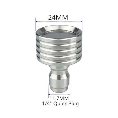 Image of Pressure Washer Tips Spray Nozzle Soft Rain Shower Head Sprinkler with 1 /4 Quick Connect Adapter for Power Washers Gun Car Washing Automobile Tire Detailing Cleaning Garden Watering