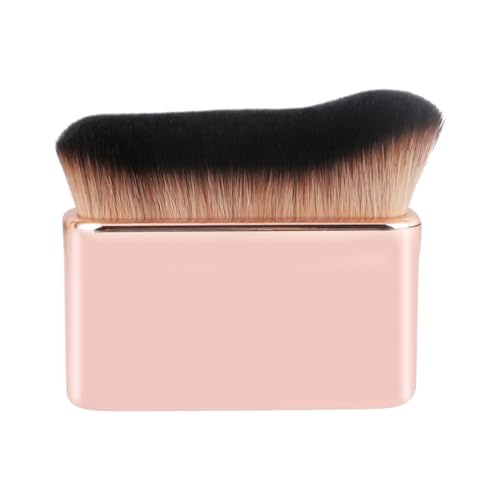 Pincel de Maquillaje Multifuncional - Base, Colorete, Contorno - Aplicador Ondulado Ultrasuave