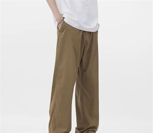 Men's Wide Leg Jeans Loose Straight Denim Pants Summer Thin Casual Elastic Waist High Street Trousers4