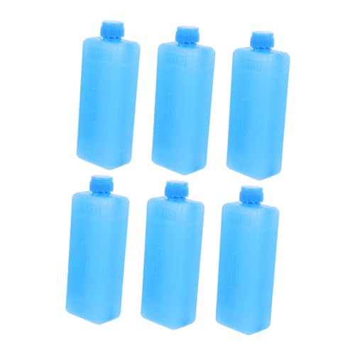 ifundom 6pcs Reusable Cooling Blocks Ice Packs for Lunch Box Coolers Portable Use Long Term Cold Retention for Beach Camping Fishing Picnics Work School Activities