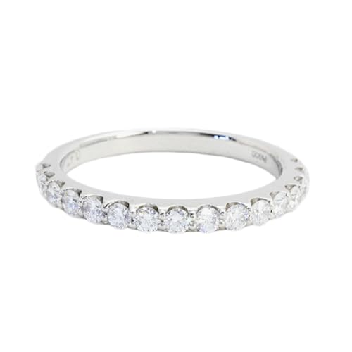プラチナ 枠 ダイヤモンド 0.44ct ハーフエタニティリング ダイヤモンド プラチナ リング ジュエリー アクセサリー レディース ギフト プレゼント 贈り物 [AH097sa]
