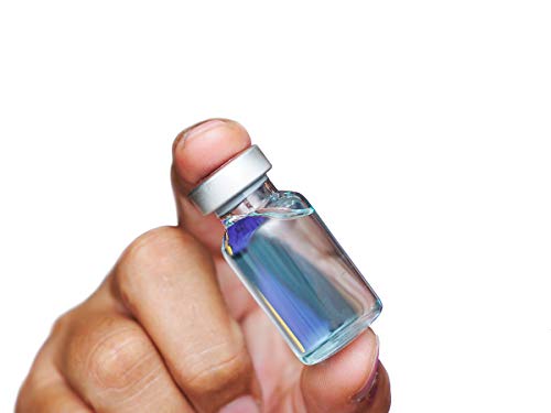 10Ml Glass Bottle/Sterile Transparent Vial (A-10Pcs) #TOP4