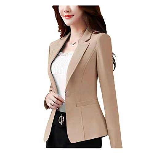 Blazer Feminino, Terno Casual Cortado De Negócios Leves E Magros De Fit Blazers Para A Primavera