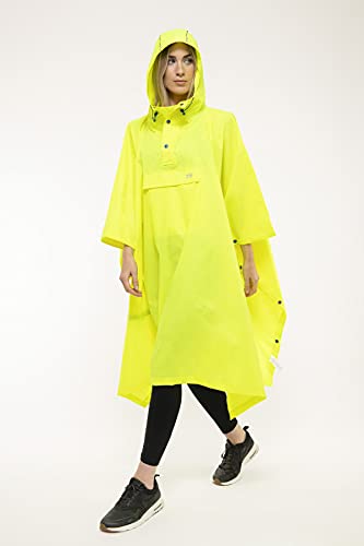 Poncho de pluie compact veste imperméable légère pour rester au sec à vélo - 4