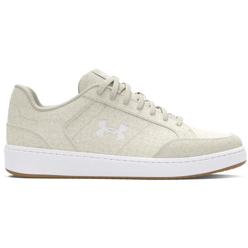 Under Armour - Womens Official Suede Shoes, Color White Quartz (100), Size: 5.5 B(M) US