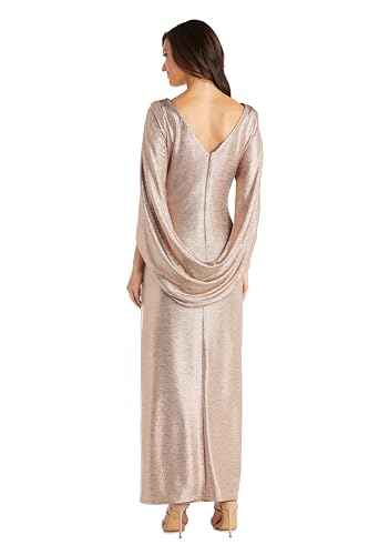 Image of R&M Richards Women's Aurelia Metallic Gown