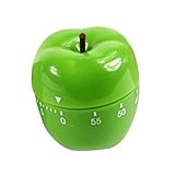 MAGICLULU 1stück Mechanischer Countdown Timer Obstform Minuten Küchentimer Für Hausgebrauch Zum Kochen Und Backen Handbetriebene Eieruhr Grüner Apfel