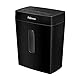 Fellowes Aktenvernichter, Papierschredder für 8 Blatt Partikelschnitt & Amazon Basics - Schmiermittelblätter für Aktenvernichter, 12er-Pack Automatisch, Mikroschnitt, Weiß
