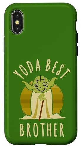 Coque iPhone X XS Star Wars Yoda le cadeau idéal pour son frère