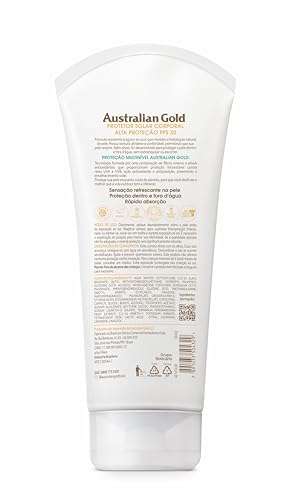 AUSTRALIAN GOLD PROTETOR SOLAR CORPORAL GEL CREME FPS30 200G