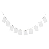 tendedero de fotos decoracion  10pcs / Set DIY álbum Colgante De 6 Pulgadas Clip De Papel Kraft Foto Del Marco - Blanco, /