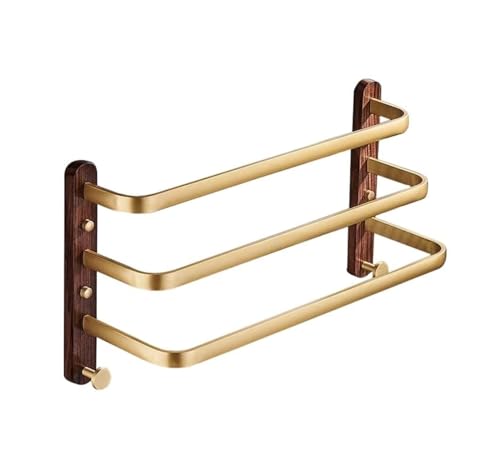 Étagère serviette murale 3 niveaux et porte-serviettes pour douche
