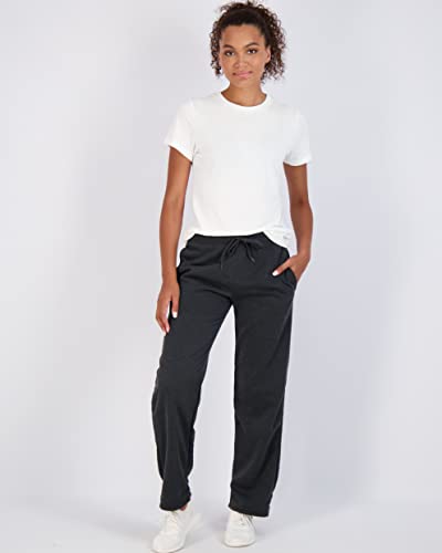 Real Essentials 3 Pack: Women's Relaxed Fit Fleece Open Bottom Sweatpants - Casual Athleisure (Available in Plus)2