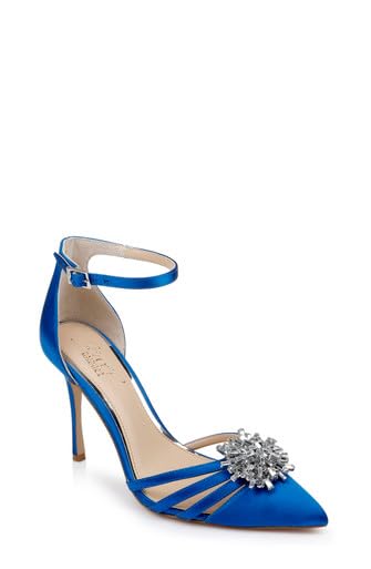 Jewel Badgley Mischka Violette Crystal Pointed Stiletto Heels3