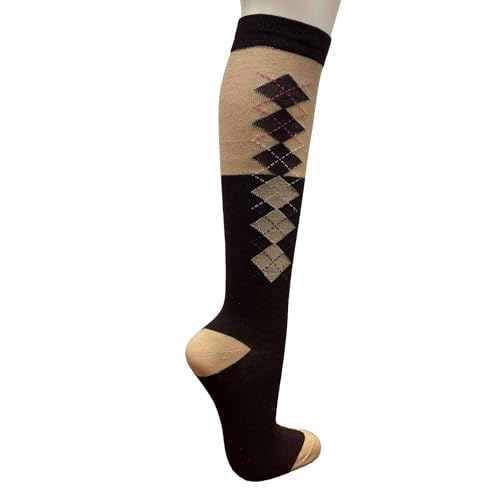 Image of SocksKnee Women Multi-Pack Colorful Variety Design Assorted Activewear Knee-High Stocking Socks, 9-11