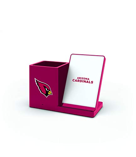 SOAR NFL Wireless Charger and Desktop Organizer, Arizona Cardinals