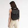 BERLINER-BAGS-Sydney-Mochila-de-cuero-de-para-mujer-bolsa-de-libros-de-moda-para-el-trabajo-viajes-color-negro-Negro-Talla-unica-Classic