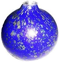Lampe à Huile En Verre Soufflé Bleu - Environ 9 Cm, Vintage, Pour Décoration Ou Ambiance