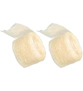 Kichvoe 2 Rolls Edible Drying Sausage Casing Edible Drying Sausage Cover Drying Flavorous cover f...