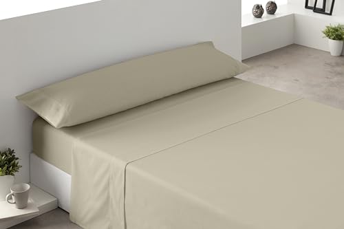 Degrees home - Premium - Juego de sábanas de 3 Piezas - Sábana Bajera Ajustable, encimera y Funda de Almohada - Microfibra de poliéster Cama 105 cm