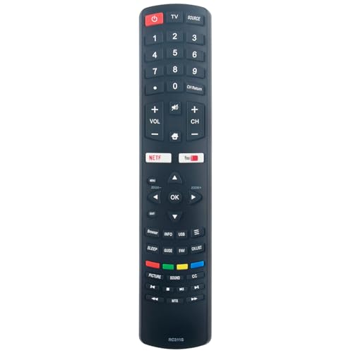 Télécommande RC311S pour TV Pioneer PLE-50S08UHD et PLE-32S08HD