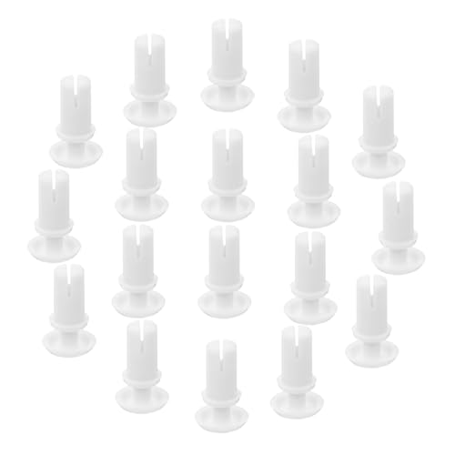 Unomor 100pcs Plastic Expansion Buckle Anchor Screws Headlamp Assembly Grommet Retainer Clip Nut Drywall Screws Drywall Anchors Self Drilling Microwave Push Button White Nylon