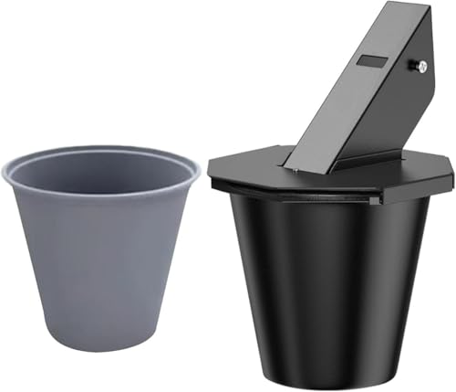 Recogedor de grasa duradero para parrilla, cubo fácil de instalar para recoger grasa al aire libre