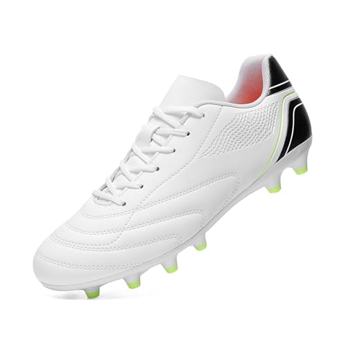 HaloTeam Zapatos de Fútbol Hombres Spike Zapatillas de Deporte Atletismo Profesionales Training Botas de Fútbol,Blanco,EU 39 HaloTeam Zapatos de Fútbol Hombres Spike Zapatillas de Deporte Atletismo Profesionales Training Botas de Fútbol,Blanco,EU 39