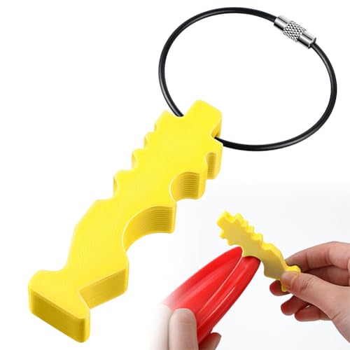 ディスクゴルフ修理ツール ? フリスビーゴルフディスクスクラッチ&ステインリムーバー、フライングディスクメンテナンスアクセサリーディスクゴルフバッグ用キーチェーン付き