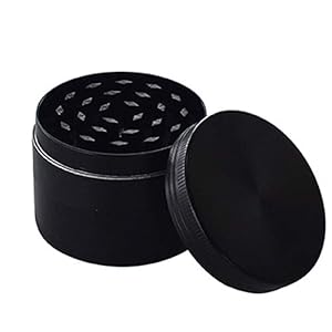 Kruidenmolen 4 Lagen, Tabaksmolen Van Zinklegering, Met Magnetische Top, Voor Droge Kruiden En Tabak, Voor Keuken…