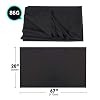 Facmogu Speaker Grill Cloth, 67x20 Speaker Cloth Speaker Cover Fabric Stereo Mesh Replacement for Home Speakers, Stage Audio Speakers and Vintage Carpet Subwoofer Repair - Black Mesh Fabric
