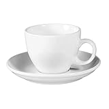 seltmann weiden bavaria germany vip collection  Set Cappuccinotasse mit Untertasse 0,22ltr./15cm 1131 VIP. COLLECTION WEISS UNI 3 Seltmann**6 (6 Stück)