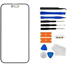 15 Pro Max Screen Glass Replacement,Front Outer Lens Glass Screen Replacement Repair Kit for 15 Pro Max Series 6.7 inch