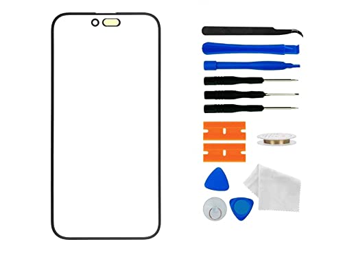 ABUSVEX Original iPhone 16 Pro Max Screen Glass Replacement, Front Outer Lens Glass Screen Replacement Repair Kit for Apple iPhone 16 Pro Max Series