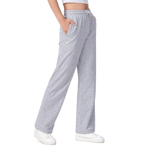 Girls Sweatpants Trendy Straight Leg French Terry Joggers Casual Baggy Sweatpants for Teen Girls Size 4-14 Years2