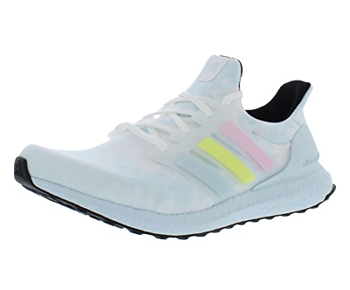 adidas Ultraboost Mens Shoes Size 11, Color: Sky Tint/Yellow Tint/Clear Pink