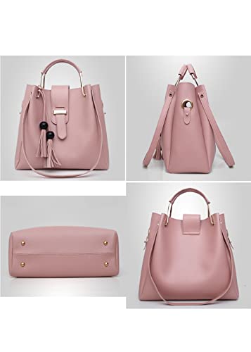 Bolso Tote para mujer YAQUNICER con asa superior, conjunto 3 piezas miniatura 2