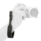 MegaGear 本革カメラリストストラップ - 安全なハンドグリップ デジタル一眼レフカメラ対応 - 調節可能、快適 - オリーブ