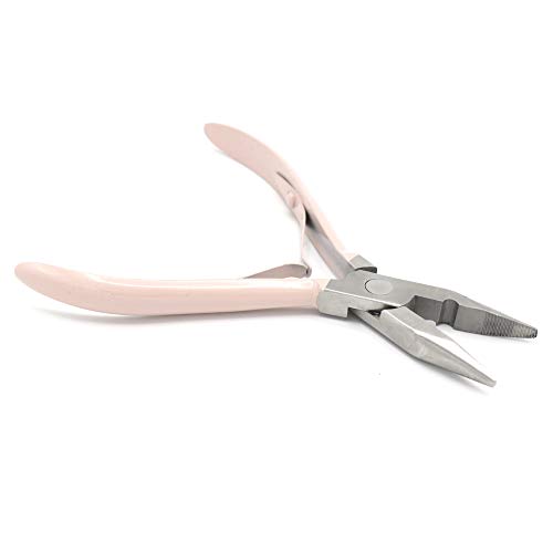 G4 Vision Professional Hair Extension & Beading Tool Kit Remove Plier Set For Beads (4 Piece) I-Link Micro Ring Loop Needle Pulling Hook Threader Wire For Silicone Rings #TOP2