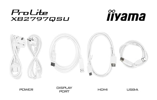Ecran PC iiyama ProLite XB2797QSU W1 27 2560 x 1440 Quad HD LED - vue 10