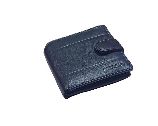 Protected 100% Leather Gift Hamper for Men | Leather Wallet for Men's | Wallets Branded | Wallets for Men (Lee-on Blue),Leather Wallet Combo for Men-image-3